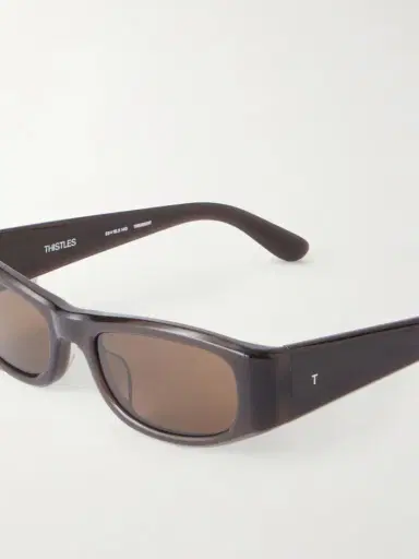 Thistles The Suede Square-frame Acetate Sunglasses | Thumbnail 4 Thistles The Suede Square-frame Acetate Sunglasses | Thumbnail 4