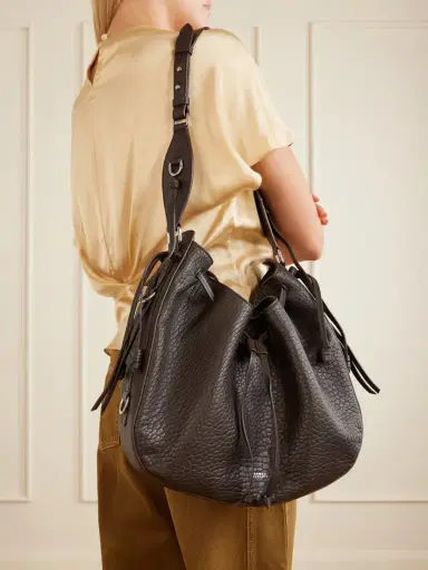 Isabel Marant Bolton Tasseled Textured-leather Shoulder Bag | Thumbnail 2 Isabel Marant Bolton Tasseled Textured-leather Shoulder Bag | Thumbnail 2