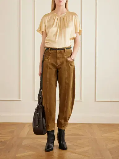 Isabel Marant Bolton Tasseled Textured-leather Shoulder Bag | Thumbnail 3 Isabel Marant Bolton Tasseled Textured-leather Shoulder Bag | Thumbnail 3