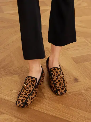 Herbert Levine Showtime 30 Leopard-print Pony Hair Loafers | Thumbnail 2 Herbert Levine Showtime 30 Leopard-print Pony Hair Loafers | Thumbnail 2