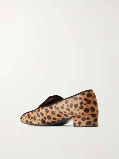 Herbert Levine Showtime 30 Leopard-print Pony Hair Loafers | Thumbnail 3 Herbert Levine Showtime 30 Leopard-print Pony Hair Loafers | Thumbnail 3