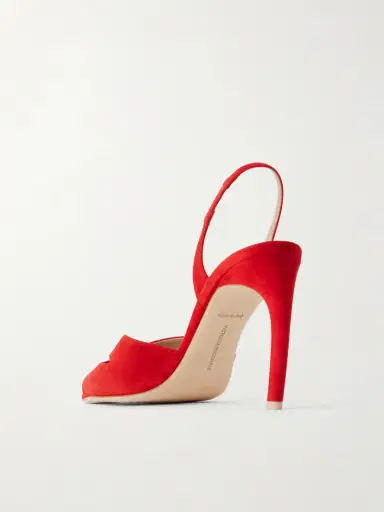 Victoria Beckham Harlow Mask 100 Suede Sandals | Thumbnail 3