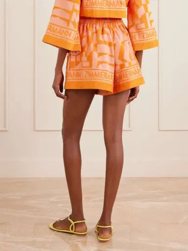 Zimmermann Solstice Jacquard-knit Cotton-terry Shorts | Thumbnail 3 Zimmermann Solstice Jacquard-knit Cotton-terry Shorts | Thumbnail 3