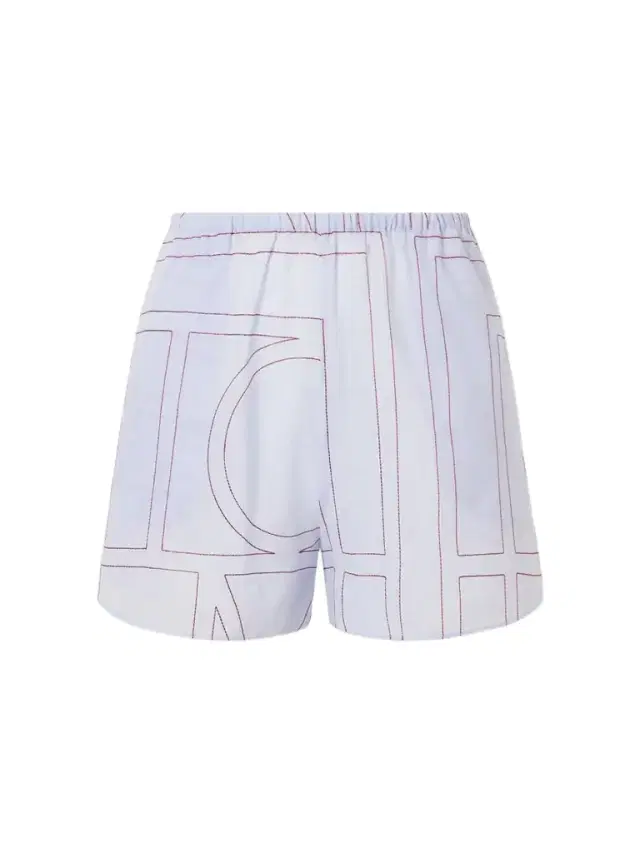 TOTEME Monogram Cotton-blend Shorts