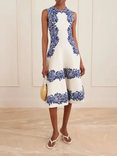 Ulla Johnson Iona Jacquard-knit Midi Dress | Thumbnail 2 Ulla Johnson Iona Jacquard-knit Midi Dress | Thumbnail 2