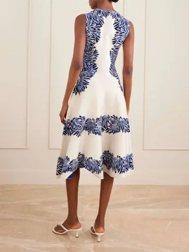 Ulla Johnson Iona Jacquard-knit Midi Dress | Thumbnail 3 Ulla Johnson Iona Jacquard-knit Midi Dress | Thumbnail 3
