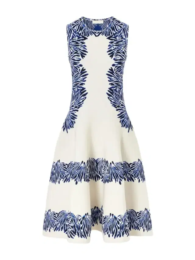 Iona Jacquard-knit Midi Dress