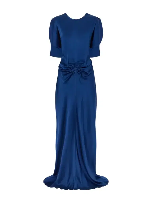 Victoria Beckham Isabella Ruched Satin Gown