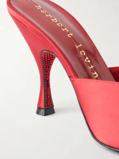 Herbert Levine Sitting Pretty 100 Satin Mules | Thumbnail 5 Herbert Levine Sitting Pretty 100 Satin Mules | Thumbnail 5