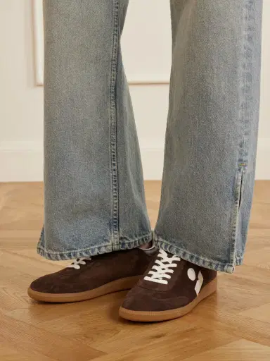 Isabel Marant Bryce Leather-trimmed Suede Sneakers | Thumbnail 2 Isabel Marant Bryce Leather-trimmed Suede Sneakers | Thumbnail 2