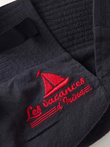 Les Vacances D’Irina Sailor Grosgrain-trimmed Cotton Sailor Hat | Thumbnail 3