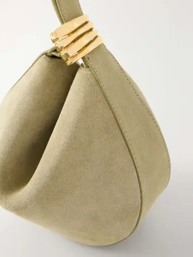 AMANU Zambia Stacked Ring Suede Mini Bag | Thumbnail 5 AMANU Zambia Stacked Ring Suede Mini Bag | Thumbnail 5