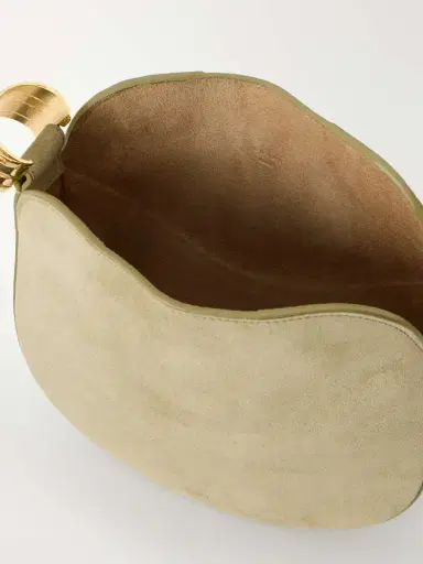 AMANU Zambia Stacked Ring Suede Mini Bag | Thumbnail 6 AMANU Zambia Stacked Ring Suede Mini Bag | Thumbnail 6