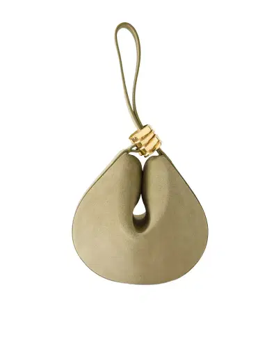 AMANU Zambia Stacked Ring Suede Mini Bag | Thumbnail 1 AMANU Zambia Stacked Ring Suede Mini Bag | Thumbnail 1