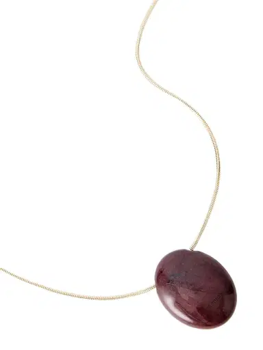 LIÉ STUDIO The Julia Gold-plated And Mookaite Pendant Necklace | Thumbnail 1