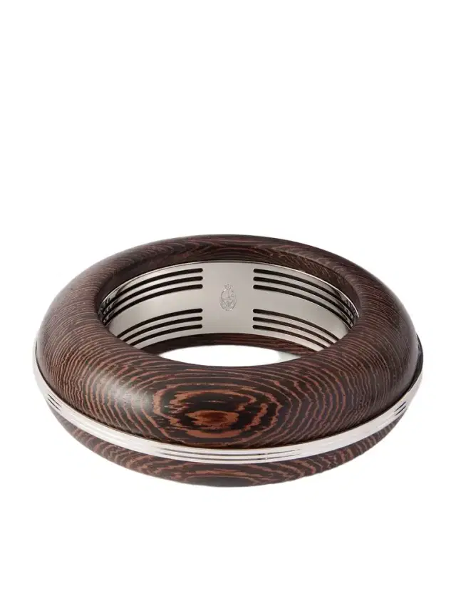 + Loulou De La Falaise Lucie Silver-plated And Wood Cuff