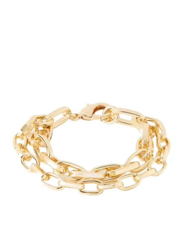 Roxanne Assoulin The Paperclip Gold-tone Chain Bracelet