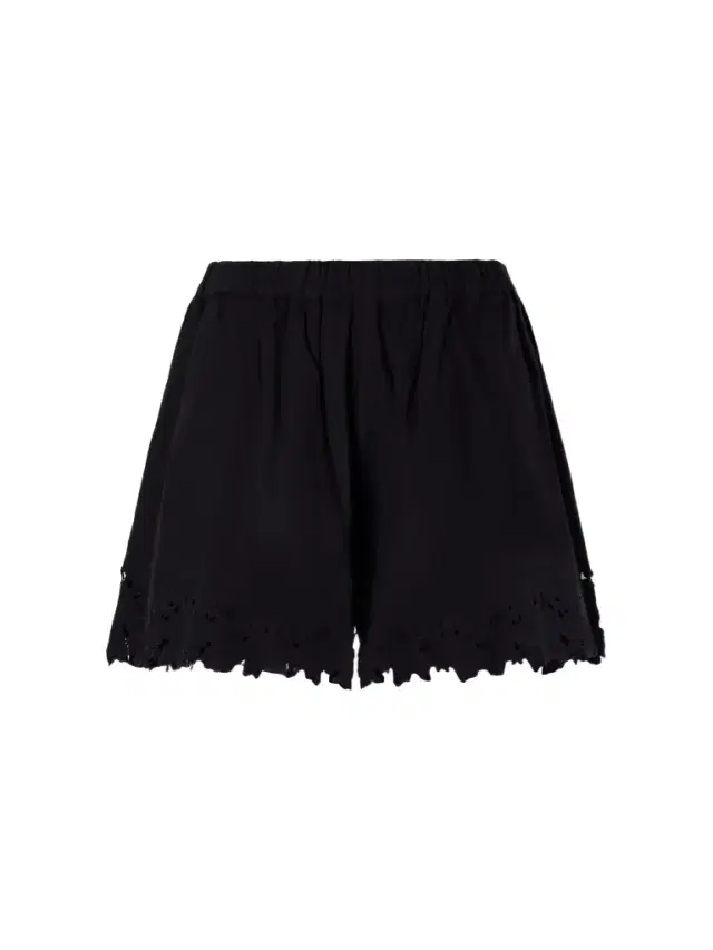 Eleannora Embroidered Cotton And Linen-blend Shorts