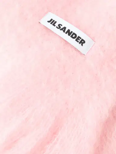 Jil Sander Fringed Mohair And Wool-bend Scarf | Thumbnail 4