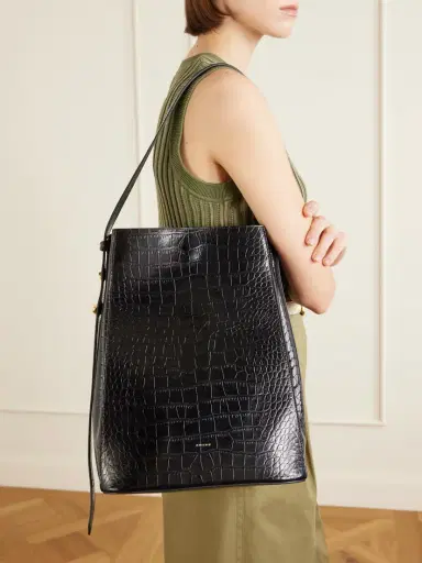 AMANU Somalia Croc-effect Shoulder Bag | Thumbnail 2 AMANU Somalia Croc-effect Shoulder Bag | Thumbnail 2