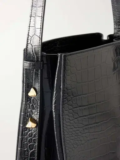 AMANU Somalia Croc-effect Shoulder Bag | Thumbnail 5 AMANU Somalia Croc-effect Shoulder Bag | Thumbnail 5