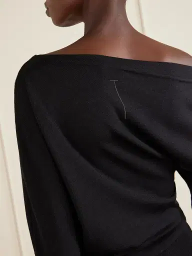 Tom Ford Off-the-shoulder Wool And Silk-blend Top | Thumbnail 5