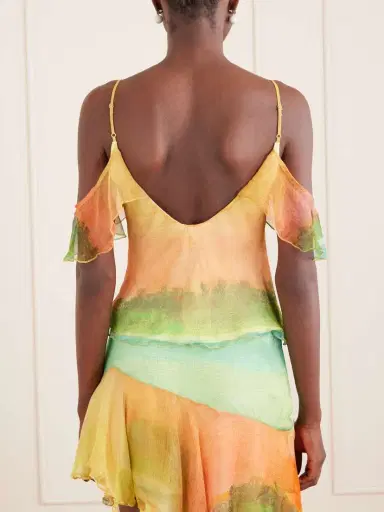 Donde Esteban Formentera Silk-chiffon Tank | Thumbnail 4 Donde Esteban Formentera Silk-chiffon Tank | Thumbnail 4