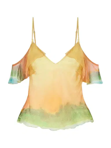 Donde Esteban Formentera Silk-chiffon Tank | Thumbnail 1 Donde Esteban Formentera Silk-chiffon Tank | Thumbnail 1