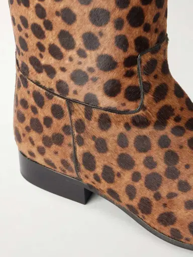 Herbert Levine Rein It Animal-print Pony-hair Knee Boots | Thumbnail 5 Herbert Levine Rein It Animal-print Pony-hair Knee Boots | Thumbnail 5