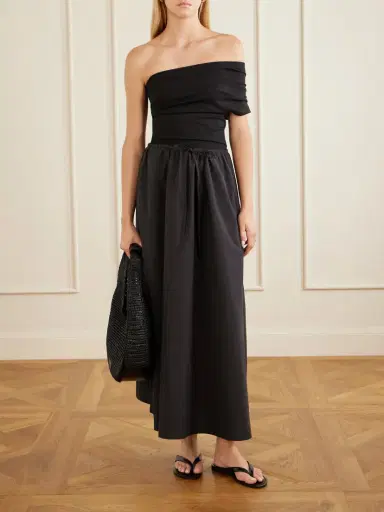 Matteau Organic Cotton-poplin Midi Skirt | Thumbnail 2