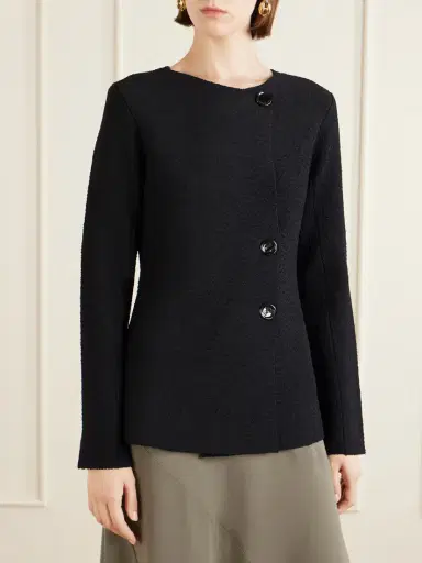 Proenza Schouler Sukki Draped Bouclé Jacket | Thumbnail 3 Proenza Schouler Sukki Draped Bouclé Jacket | Thumbnail 3