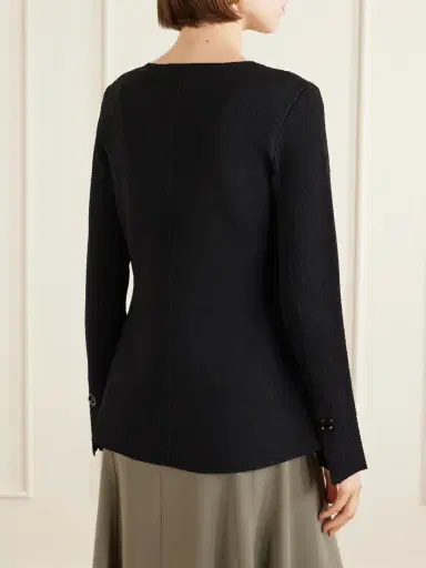 Proenza Schouler Sukki Draped Bouclé Jacket | Thumbnail 4 Proenza Schouler Sukki Draped Bouclé Jacket | Thumbnail 4