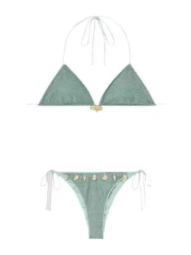 Oséree Lumiere Metallic Charm-detail Bikini | Thumbnail 1 Oséree Lumiere Metallic Charm-detail Bikini | Thumbnail 1