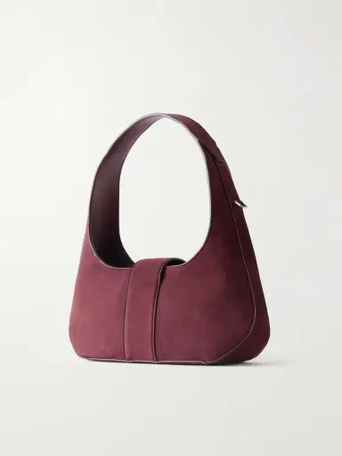 Roger Vivier Belle Vivier Suede Shoulder Bag | Thumbnail 4 Roger Vivier Belle Vivier Suede Shoulder Bag | Thumbnail 4