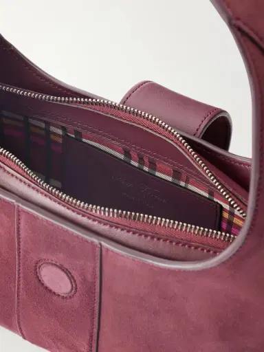 Roger Vivier Belle Vivier Suede Shoulder Bag | Thumbnail 6 Roger Vivier Belle Vivier Suede Shoulder Bag | Thumbnail 6