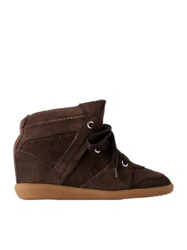 Isabel Marant Bobby Suede Wedge Sneakers | Thumbnail 1 Isabel Marant Bobby Suede Wedge Sneakers | Thumbnail 1