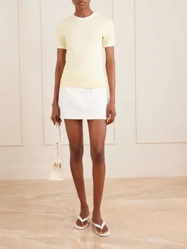 Courrèges Logo-embroidered Cotton-jersey T-shirt | Thumbnail 2 Courrèges Logo-embroidered Cotton-jersey T-shirt | Thumbnail 2