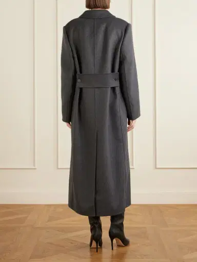 Victoria Beckham Double-breasted Wool-blend Long Coat | Thumbnail 3 Victoria Beckham Double-breasted Wool-blend Long Coat | Thumbnail 3