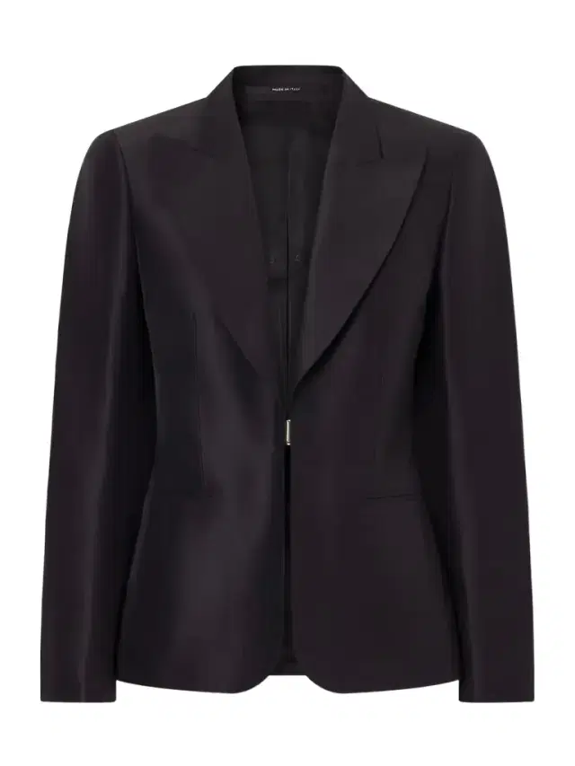 Silk-satin Blazer