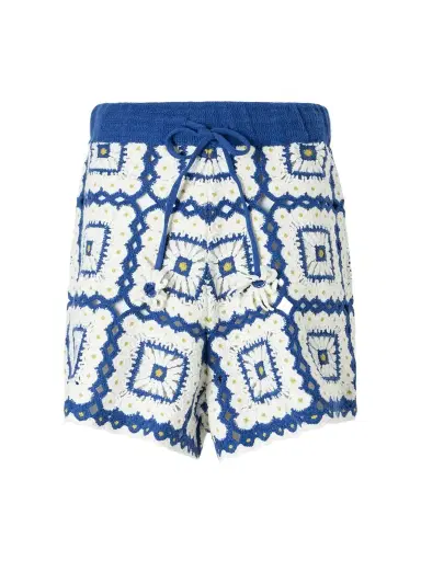 ALÉMAIS Dolly Crocheted Cotton Shorts | Thumbnail 1 ALÉMAIS Dolly Crocheted Cotton Shorts | Thumbnail 1