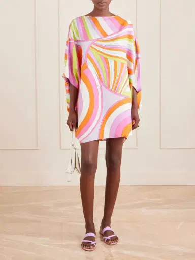 PUCCI Printed Silk-twill Kaftan | Thumbnail 2 PUCCI Printed Silk-twill Kaftan | Thumbnail 2