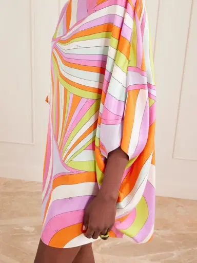 PUCCI Printed Silk-twill Kaftan | Thumbnail 4 PUCCI Printed Silk-twill Kaftan | Thumbnail 4