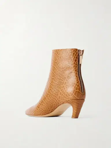 Gabriela Hearst Clayton 50 Croc-effect Leather Ankle Boots | Thumbnail 3 Gabriela Hearst Clayton 50 Croc-effect Leather Ankle Boots | Thumbnail 3