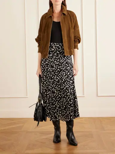 Isabel Marant Hilza Floral-print Chiffon Midi Skirt | Thumbnail 2 Isabel Marant Hilza Floral-print Chiffon Midi Skirt | Thumbnail 2
