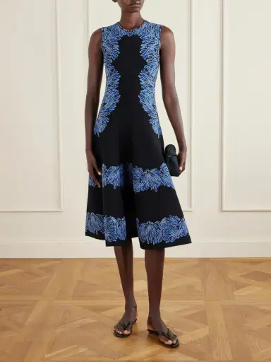 Ulla Johnson Iona Jacquard-knit Midi Dress | Thumbnail 2