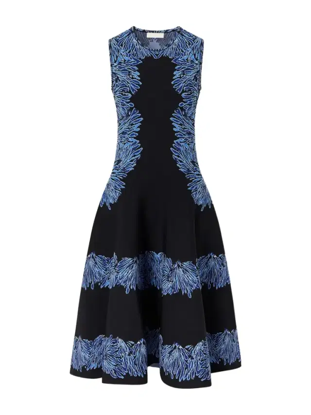 Ulla Johnson Iona Jacquard-knit Midi Dress
