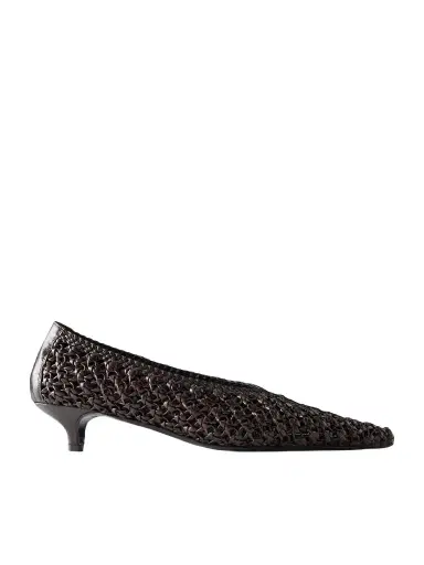 TOTEME 35 Woven Leather Pumps | Thumbnail 1
