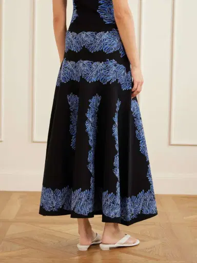 Ulla Johnson Alessia Jacquard-knit Midi Skirt | Thumbnail 4 Ulla Johnson Alessia Jacquard-knit Midi Skirt | Thumbnail 4