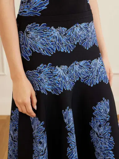 Ulla Johnson Alessia Jacquard-knit Midi Skirt | Thumbnail 5 Ulla Johnson Alessia Jacquard-knit Midi Skirt | Thumbnail 5
