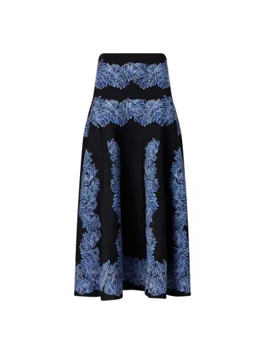 Ulla Johnson Alessia Jacquard-knit Midi Skirt | Thumbnail 1 Ulla Johnson Alessia Jacquard-knit Midi Skirt | Thumbnail 1